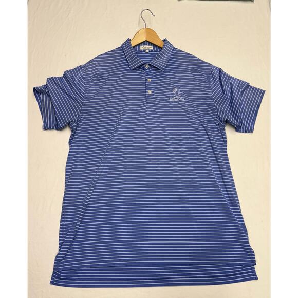 Lot Of 4  Peter Millar summer comfort Golf  Polo Shirt men’s size XL  striped - Picture 4 of 11